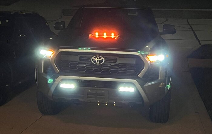 Hood Scoop LED Lights -- DIY install how-to (instructions w/ photos)