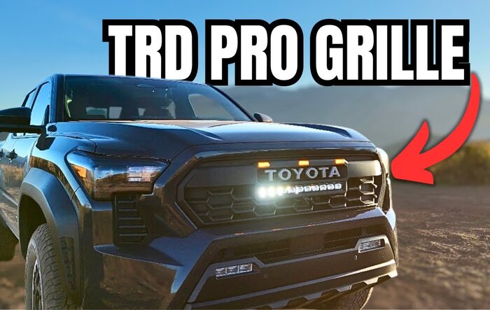 TRD Pro Grille Install on TRD Off-Road - DIY Instructions Video