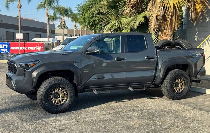 17" Bronze Raceline Krank Wheels on Underground 2024 OR Hybrid Tacoma