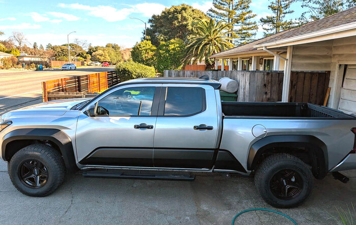 It's a Wrap! Vinyl wrapped sides and roof black