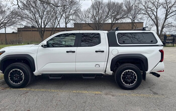 New ARE topper on TRD Off Road - ice cap