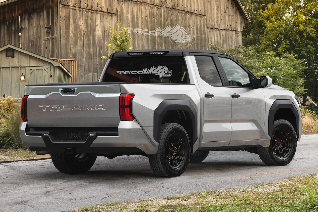 Rear Backseat Legroom in 2024 Tacoma TRD Pro w/ Isometric